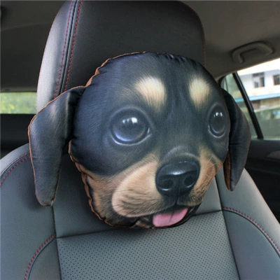 Headrest: Personality Creative Cat and Dog - weenie-3025