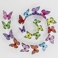 Simulated butterfly 3D three-dimensional wall stickers shopping mall wedding venue layout bedroom living room children's room decoration butterfly