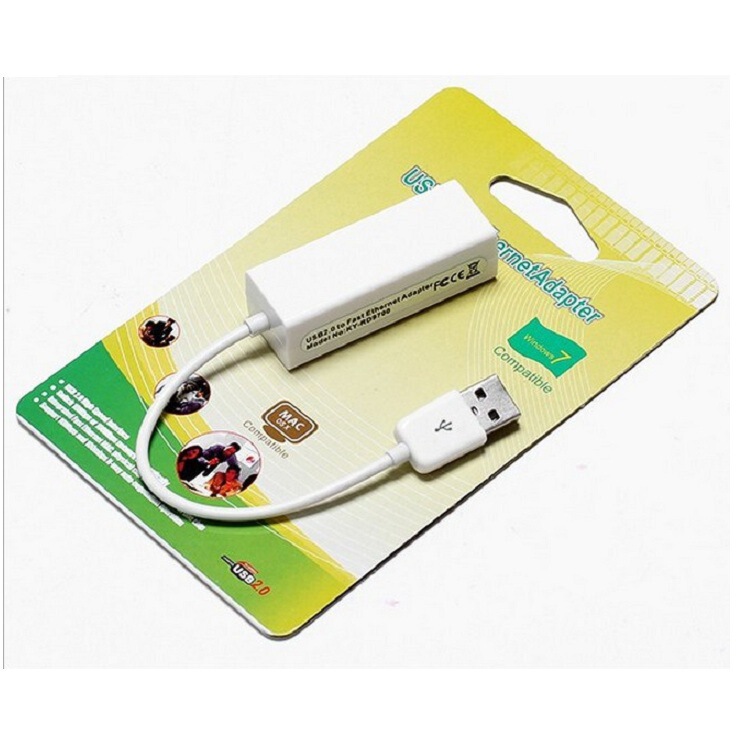 Factory Wholesale RJ45 with Cable 10M USB Network Card 8152 Driver-free 9900 Ethernet Adapts to USB 9700 Network