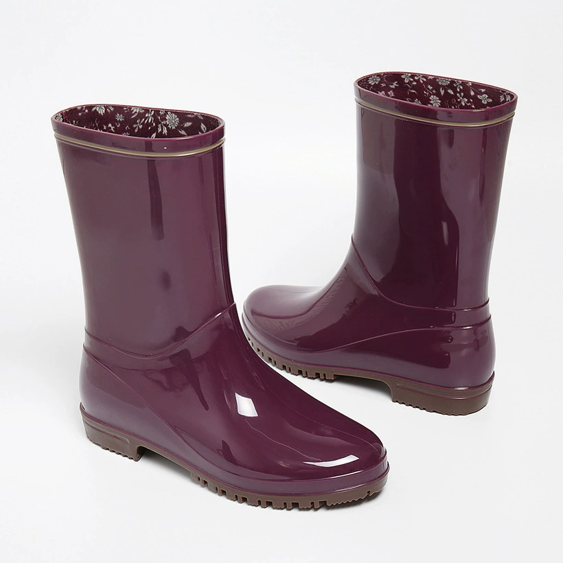 Japanese polymer non-slip shoe covers PVC, material, mid-length