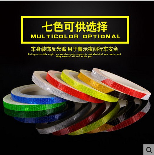 Bicicleta pegatinas reflectantes bicicleta de montaña pegatinas reflectantes motocicleta pegatinas luminosas pegatinas reflectantes del cuerpo de la bicicleta