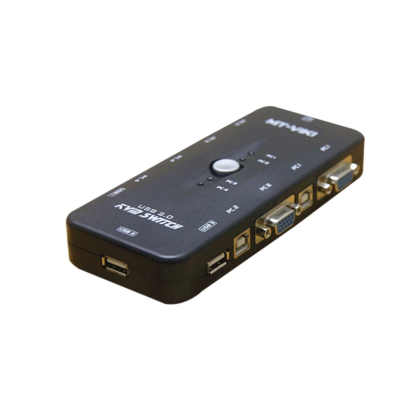 MT-401UK 4-портовый коммутатор USB ручной KVM для монитора компьютера