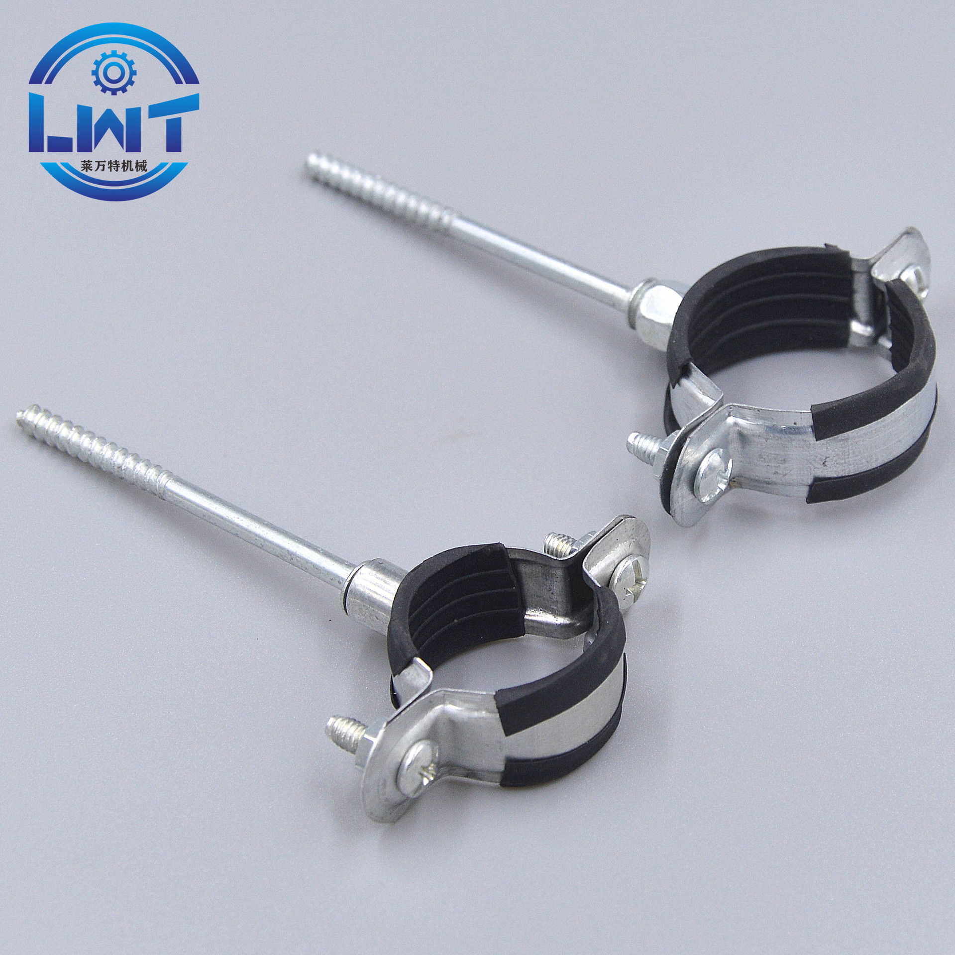 镀锌金属胶皮管卡抱箍自攻钉带螺钉管夹水电管卡吊卡喉箍自攻自钻