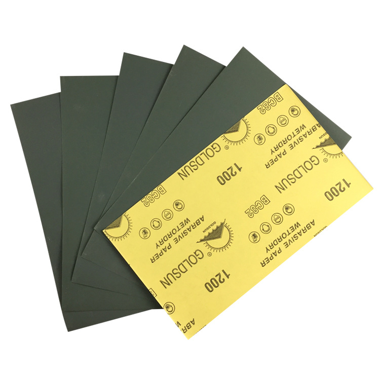 厂家批发金太阳BC82水砂纸汽车漆面抛光划痕修补专用防水耐用