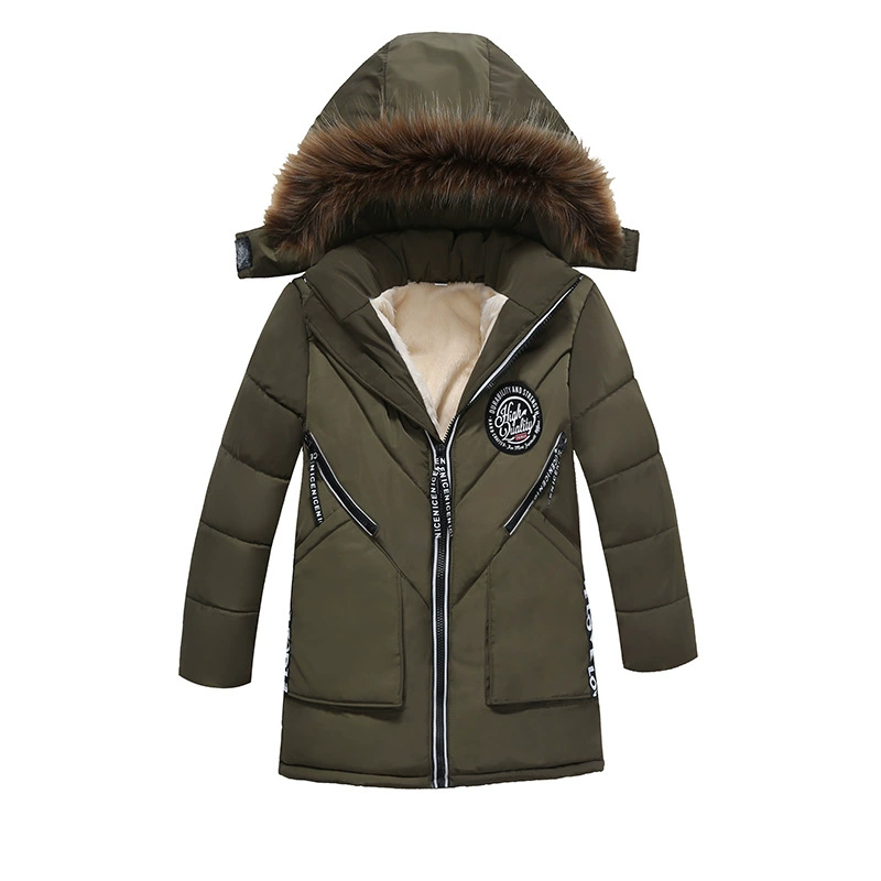 Winter children's keep warm down jacket for boys, increased thickness