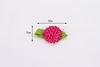 DIY handmade Korean colorful little flower home textile headwear handicraft decorative accessories with leaf peony