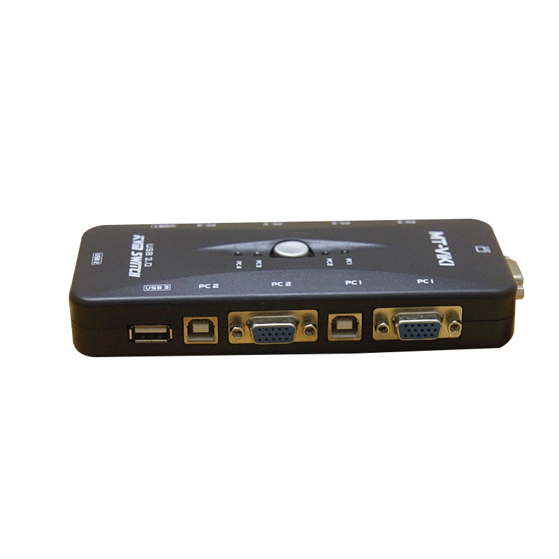 MT-401UK 4-портовый коммутатор USB ручной KVM для монитора компьютера