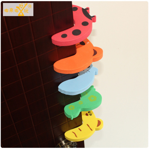 Baby cartoon safety door stop eva door card child safety door clip animal door stop children anti-pinch door card