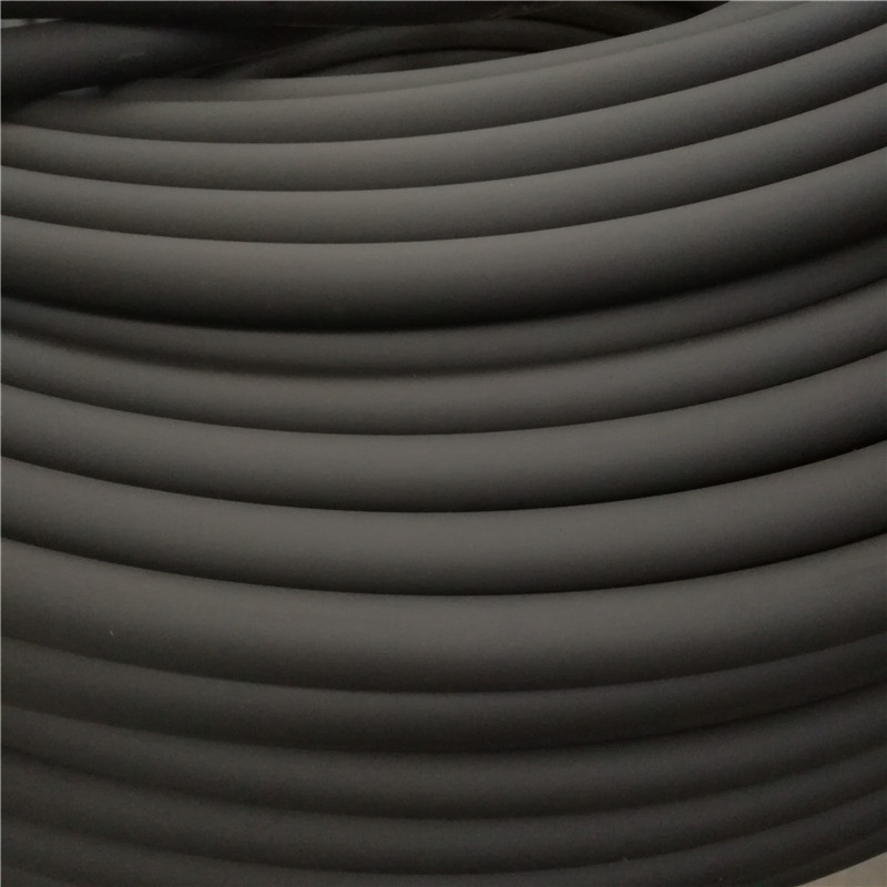 健身器材把手套25mm黑色橡胶管TPV毛面雾光黑胶管厂家直供