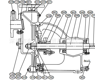西垣不锈钢吸水泵PSH-50 NO.260