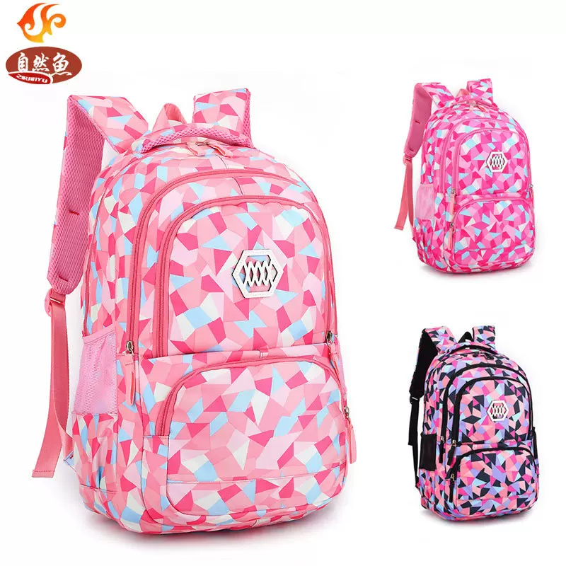 厂家直销韩版小学生书包女孩初中生双肩包可爱网红直播爆款背包