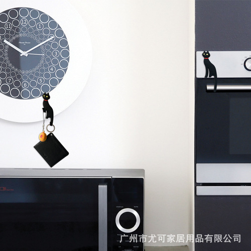 Creative Magnet Cartoon Cat Tail Hook Refrigerator Magnet Decorative Magnet Home Accessories Daily Home Furnishing