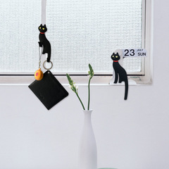 Creative Magnet Cartoon Cat Tail Hook Refrigerator Magnet Decorative Magnet Home Accessories Daily Home Furnishing