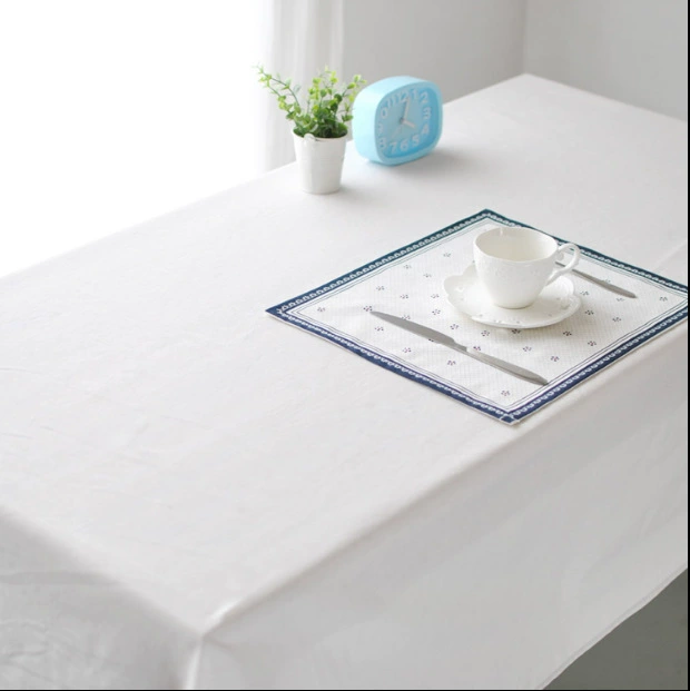 Все-из хлопка белая hotel tablecloth европейский стиль однотонная скатерть высокая-end кафе западный ресторан ткань Nantongtong производитель