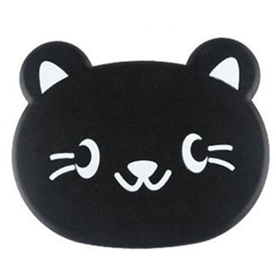 Car Folding Beverage Cup Holder Car Seat Back Cartoon Dining Table Car Bear Dining Table Dining Table Dinner Plate Storage Rack (Car cup holder/beverage holder) - black-kitten