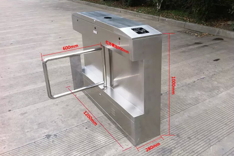 宁波摆闸门禁系统 人行通道闸 摆闸图片 商场行人挡闸