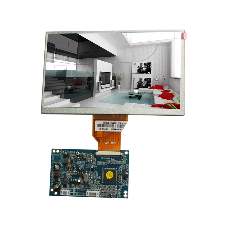 深圳推荐厂家群创7寸数字模组 AT070TN90屏 TFT液晶模块 5.5厚