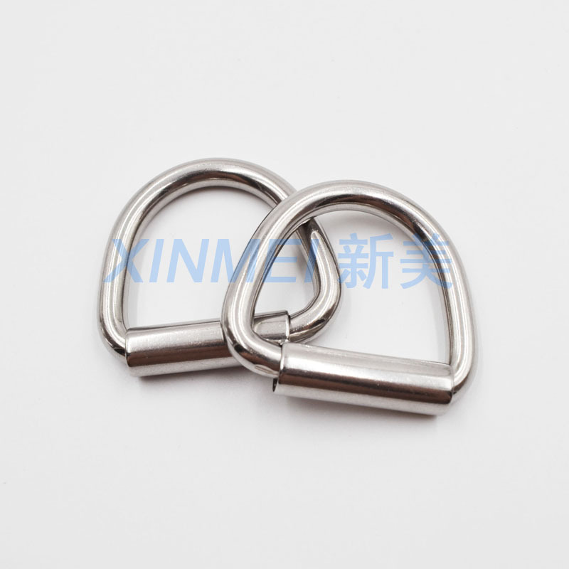 供应 316 6*33 带套D型环 不锈钢D型环 船用五金 游艇配件