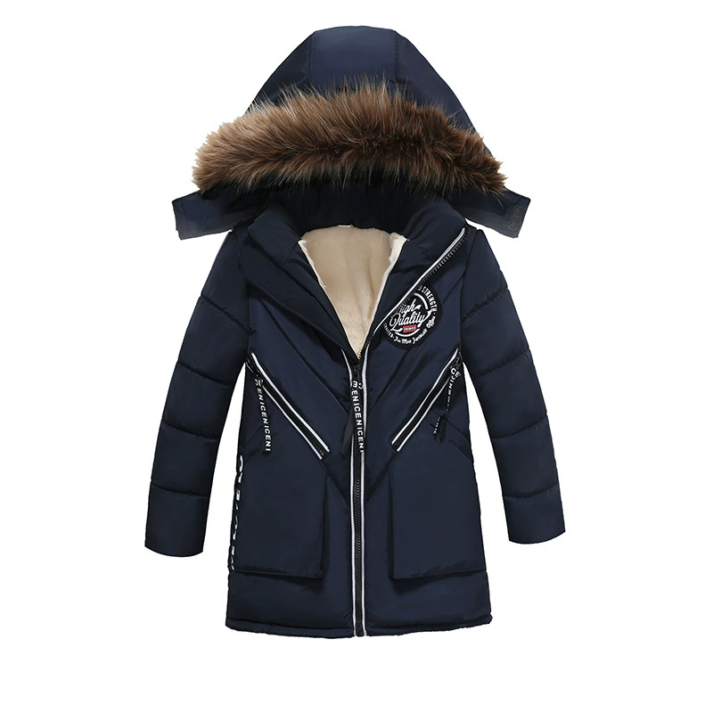 Winter children's keep warm down jacket for boys, increased thickness