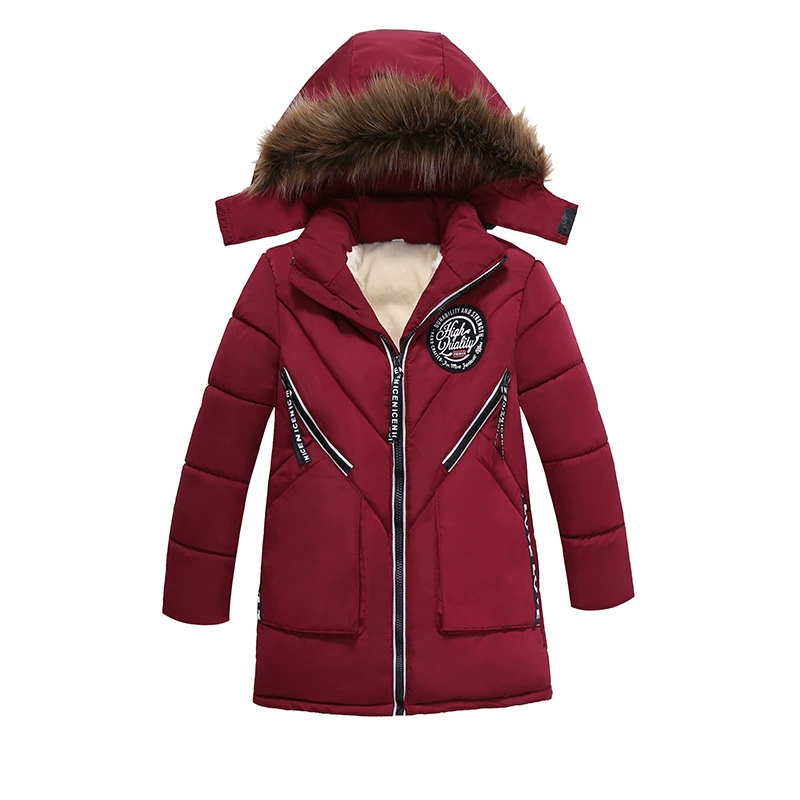 Winter children's keep warm down jacket for boys, increased thickness