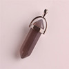 Quartz, organic agate crystal, bullet, necklace, pendant, wholesale