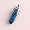 Quartz, organic agate crystal, bullet, necklace, pendant, wholesale