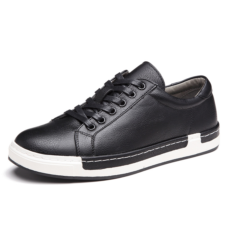 Herren Freizeitschuhe Lederschuhe Sneakers Gummisohle Stoff Fußgewölbeunterstützung Gepolsterte leichte Schuhe Sneakers_voghion.com