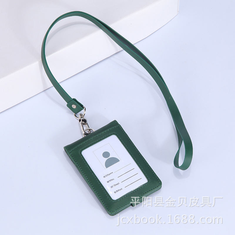 Juego de tarjetas Juego de identificación multifunción Permiso de trabajo Tarjeta de identificación de cuero Carpeta de identificación Tarjeta bancaria Juego de tarjeta de autobús