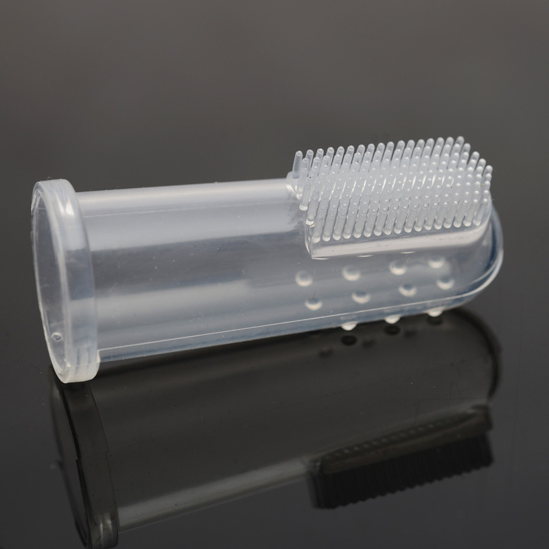 Látex dedo conjunto silicona dedo cepillo de dientes dental escala eliminación oral limpieza suministros dedo conjunto cepillo dedo cabeza