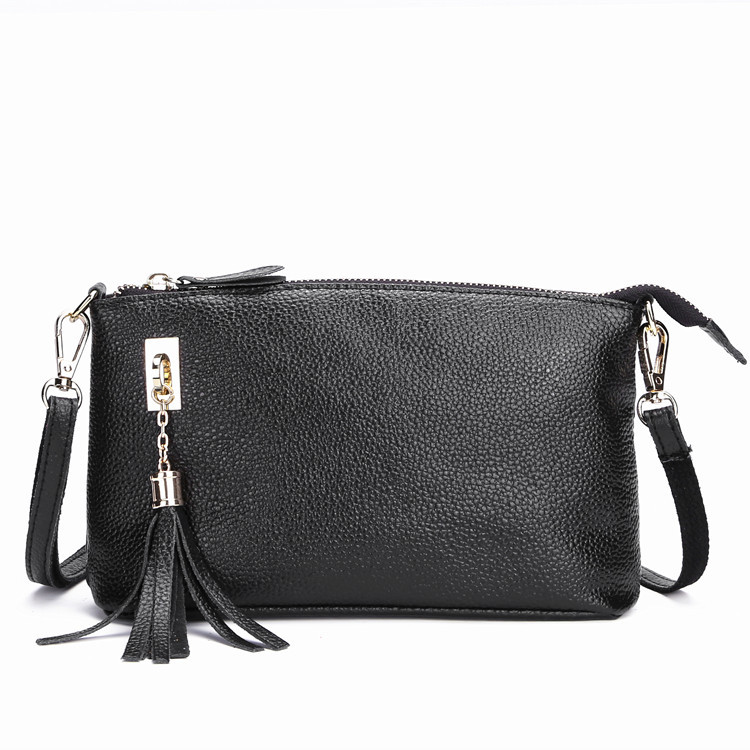 capacious autumn bag strap with tassels one shoulder