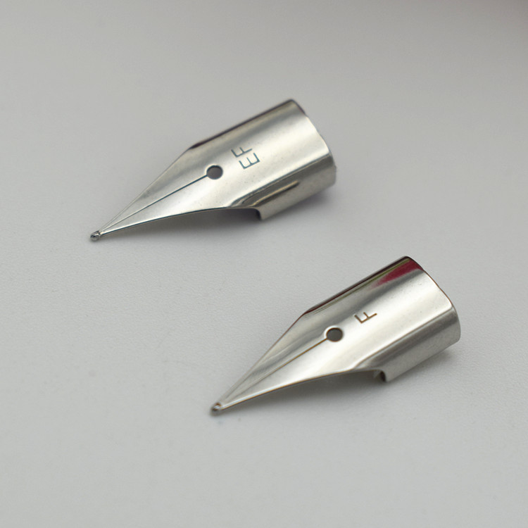 钢笔笔尖可替换依人永生罗氏钢笔通用配件三角飞机明尖0.38 0.5mm
