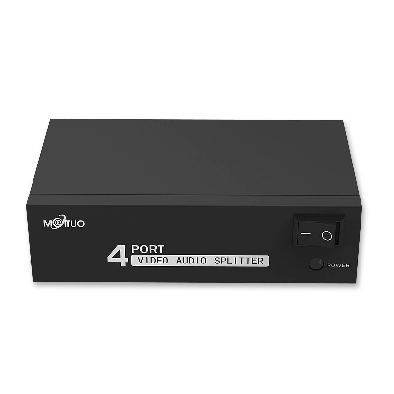 Matuo MT-104AV 4-портовый AV-расширитель распределитель 1 к 4 видеоаудио ответвления, частотный устройством 1.4-канальное