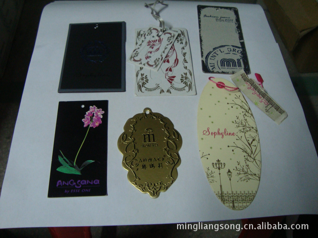 服装吊牌吊粒吊绳商标厂家