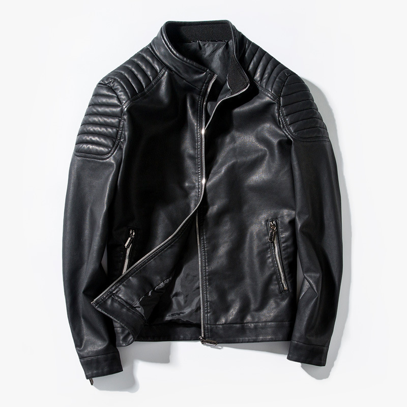 Amazon Men's Casual Jacket Men's Slim Biker Jacket Men's PU Leather Jacket Leather Men's Korean Style Jacket Amazon Men's Casual Jacket Men's Slim Biker Jacket Men's PU Leather Jacket Leather Men's Korean Style Jacket