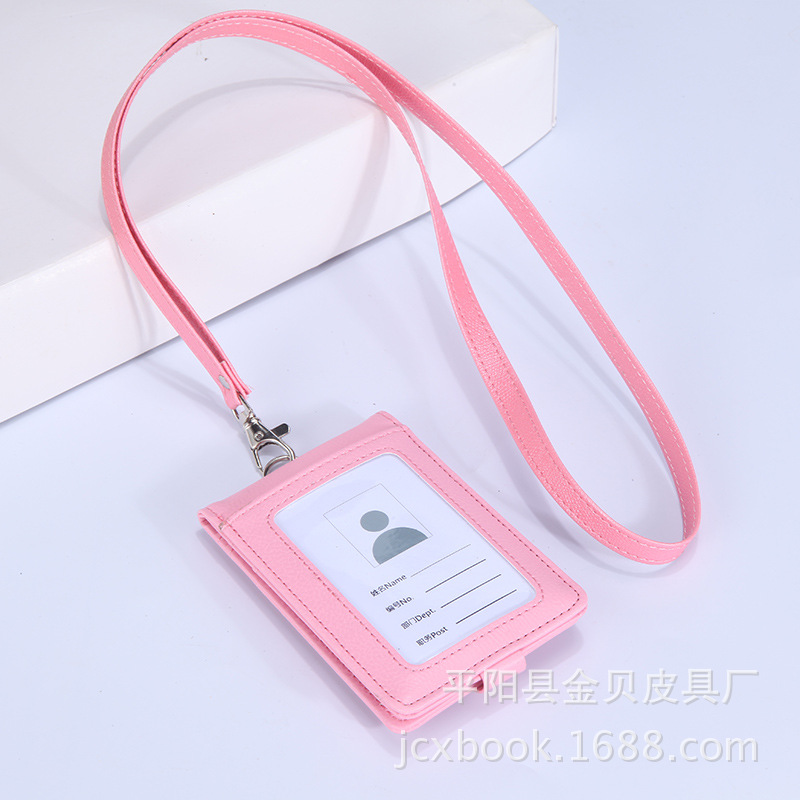 Juego de tarjetas Juego de identificación multifunción Permiso de trabajo Tarjeta de identificación de cuero Carpeta de identificación Tarjeta bancaria Juego de tarjeta de autobús