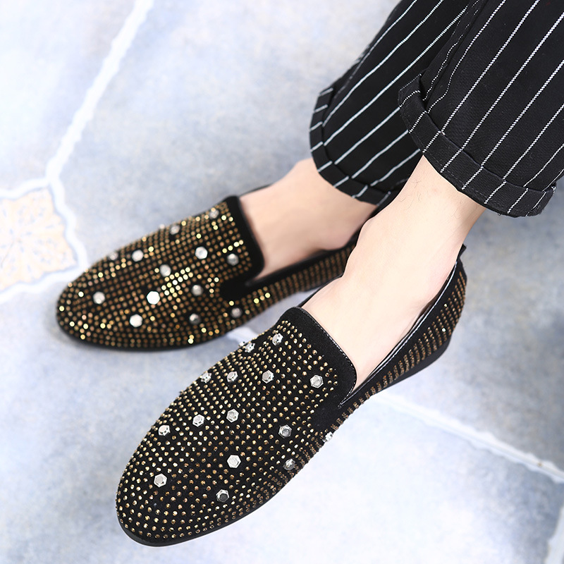 Fußballwettbewerb, Schönheit, Mode, Nachtclub, koreanische Version, lässiger Strass, personalisierte Schuhe, Friseur,_voghion.com