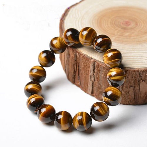 Yellow tiger eye stone bracelet wholesale tiger eye stone bracelet 8-20MM personalized fashion tiger eye stone bracelet
