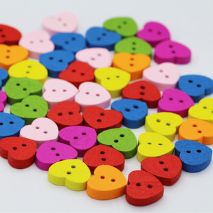 cs-004���l������ɫ����ľ�~�� ľ����DIY�o�� 13*15MM һ��100��