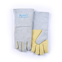 kpro 康友  耐磨耐高温300度半皮焊接电焊手套