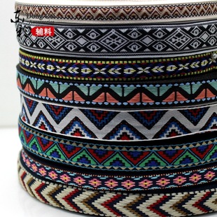 Dongcai spot boutique narrow lace color ethnic style ribbon accessories lace hand embroidery doll clothing accessories