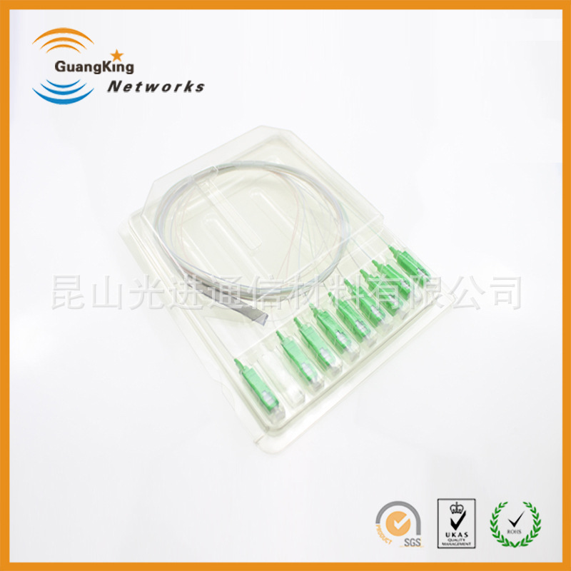 工厂批发电信级光纤分路器 平面波导PLC分路器 1x8微分光缆终端盒