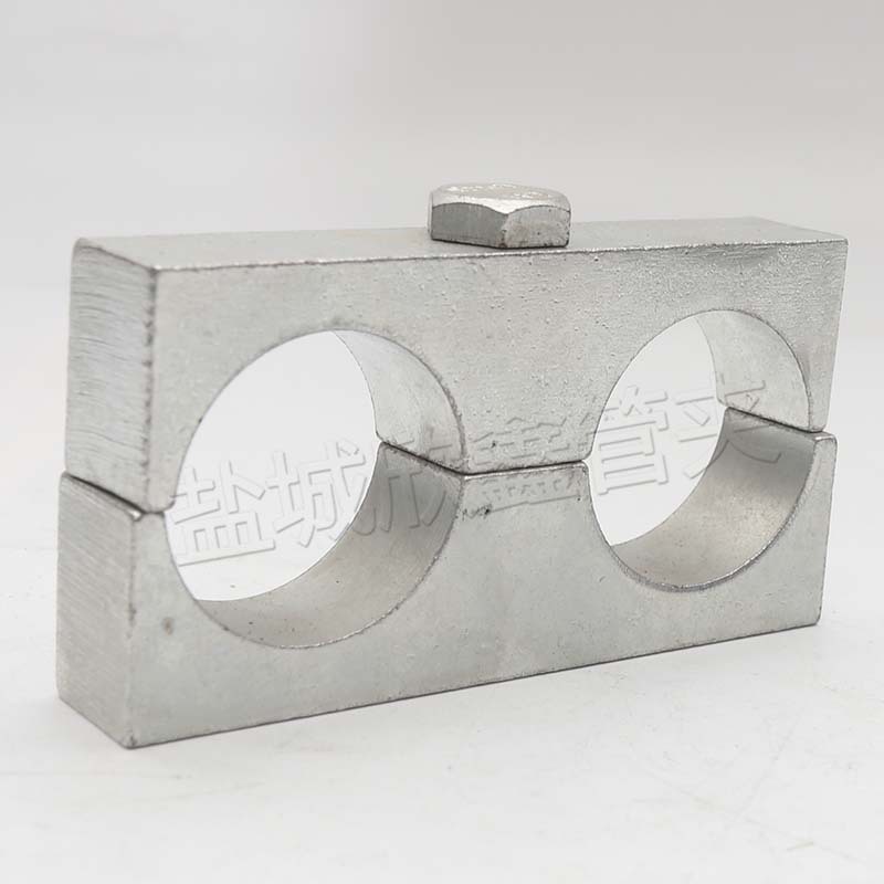 长期供应钢制双孔管夹量大价优欢迎来电详询