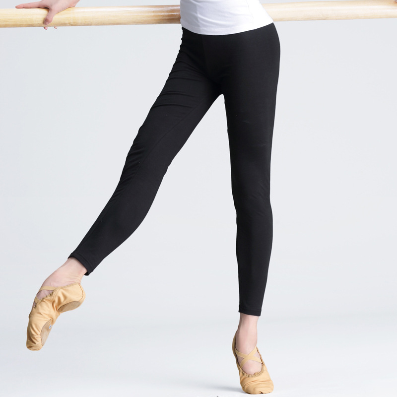 Adultos pantalones de baile femenino BA pantalones Ballet práctica ropa recortada adelgazamiento flaco stretch Leggings