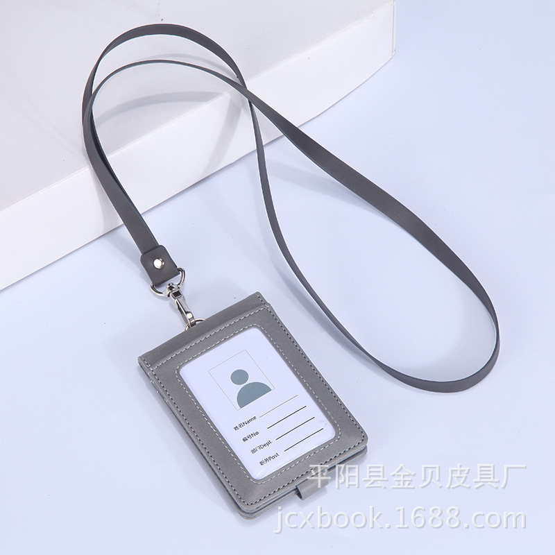 Juego de tarjetas Juego de identificación multifunción Permiso de trabajo Tarjeta de identificación de cuero Carpeta de identificación Tarjeta bancaria Juego de tarjeta de autobús