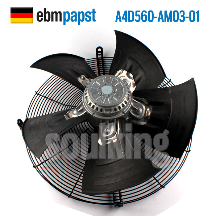 ebm官方授权A4D560-AM03-01 400V高压变频机柜顶工业离心风机风扇
