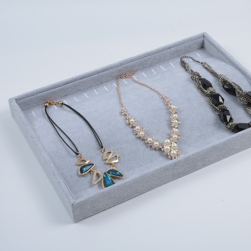 Jewelry Display Counter Display Tray Icicle Fleece Ring Necklace Earring Ring Storage Box Prop Accessory Rack