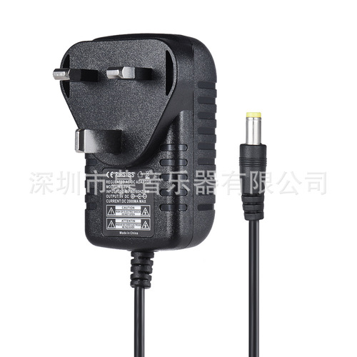 Effect instrument power supply 9V2000mA can be directly powered, and can be connected to 1 to 5 or 8 topology lines