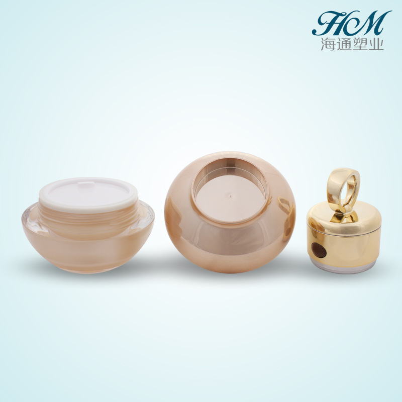 微波震动按摩瓶 高档亚克力包材 50g膏霜瓶工厂现货可印刷logo