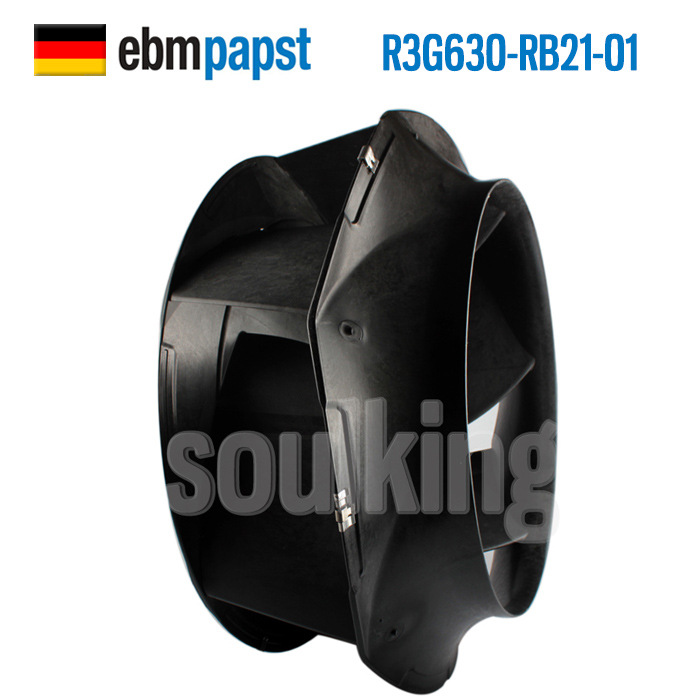 ebm官方授权R3G630-RB21-01 380V高压变频空调机房工业离心风机