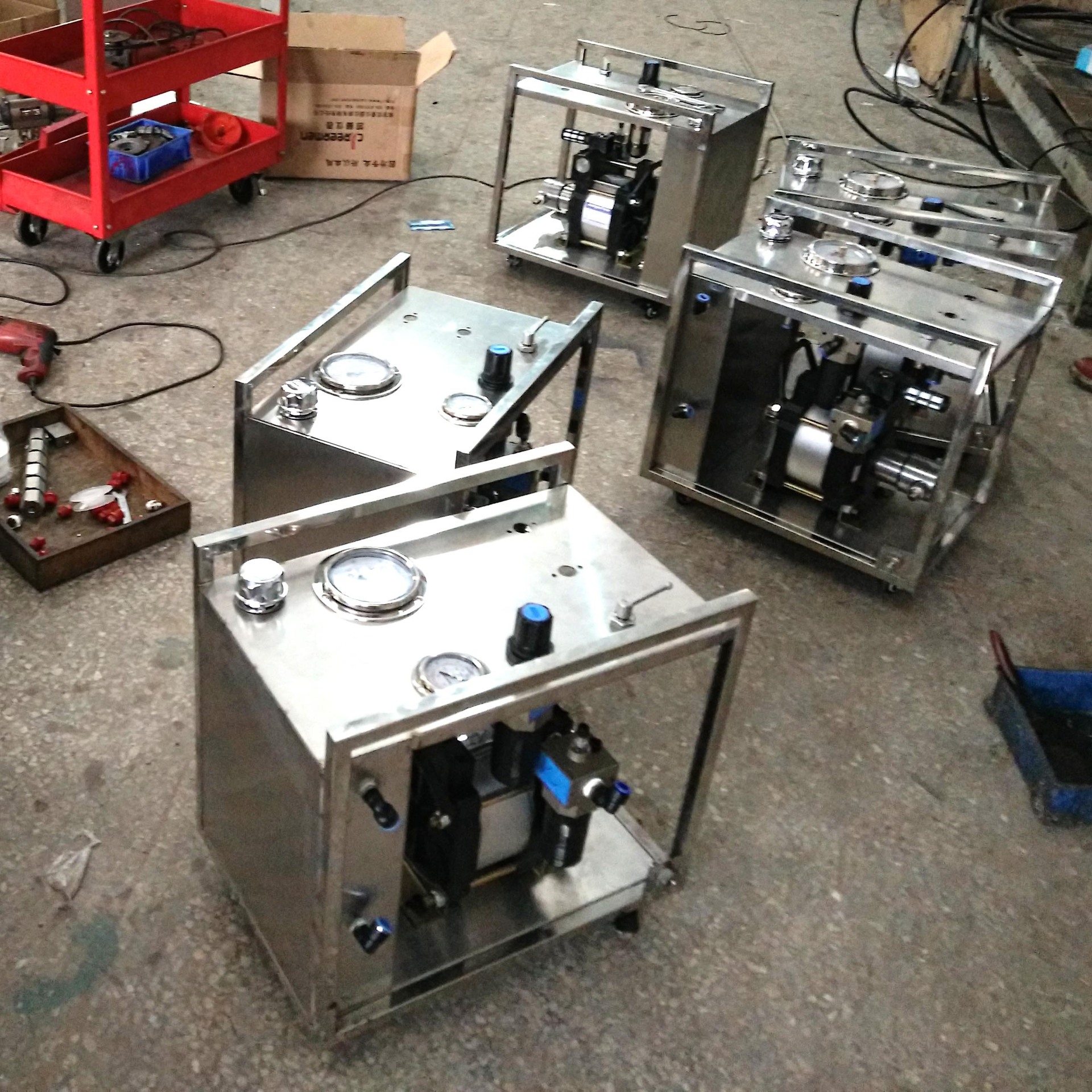 气液增压系统 高压气动增压系统 液压动力单元